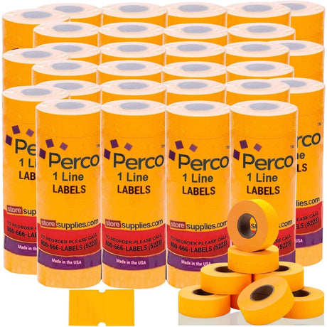 Perco 1 Line Labels - Store Supplies