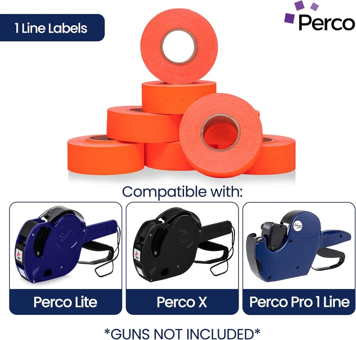 Perco 1 Line Labels - Store Supplies