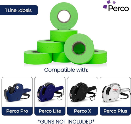 Perco 1 Line Labels - Store Supplies