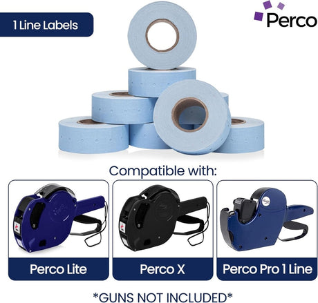 Perco 1 Line Labels - Store Supplies