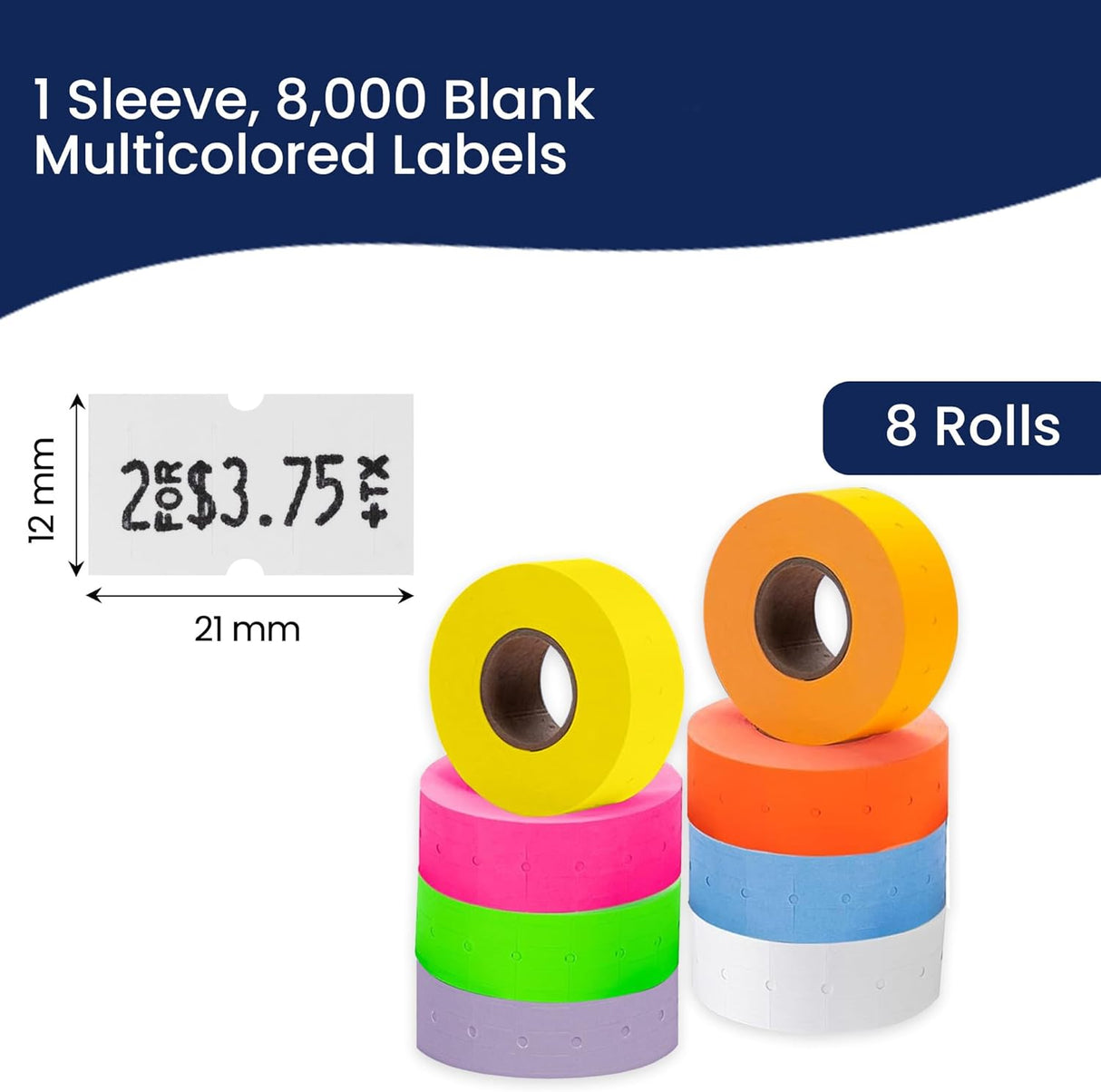 Perco 1 Line Labels - Store Supplies