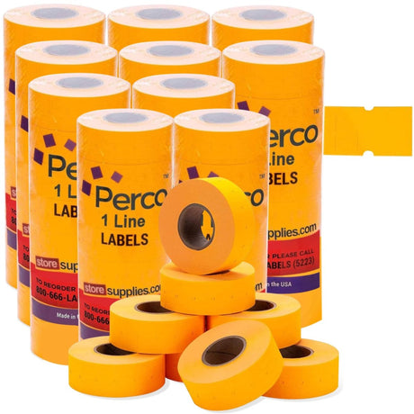Perco 1 Line Labels - Store Supplies