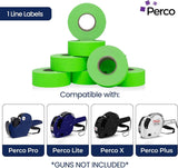 Perco 1 Line Labels - Store Supplies