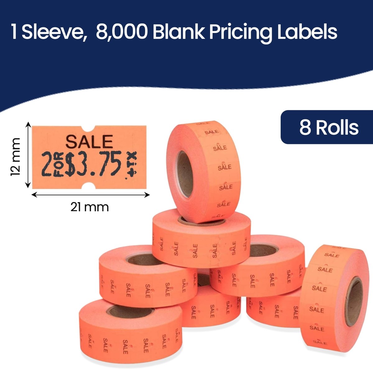 Perco 1 Line Labels - Store Supplies