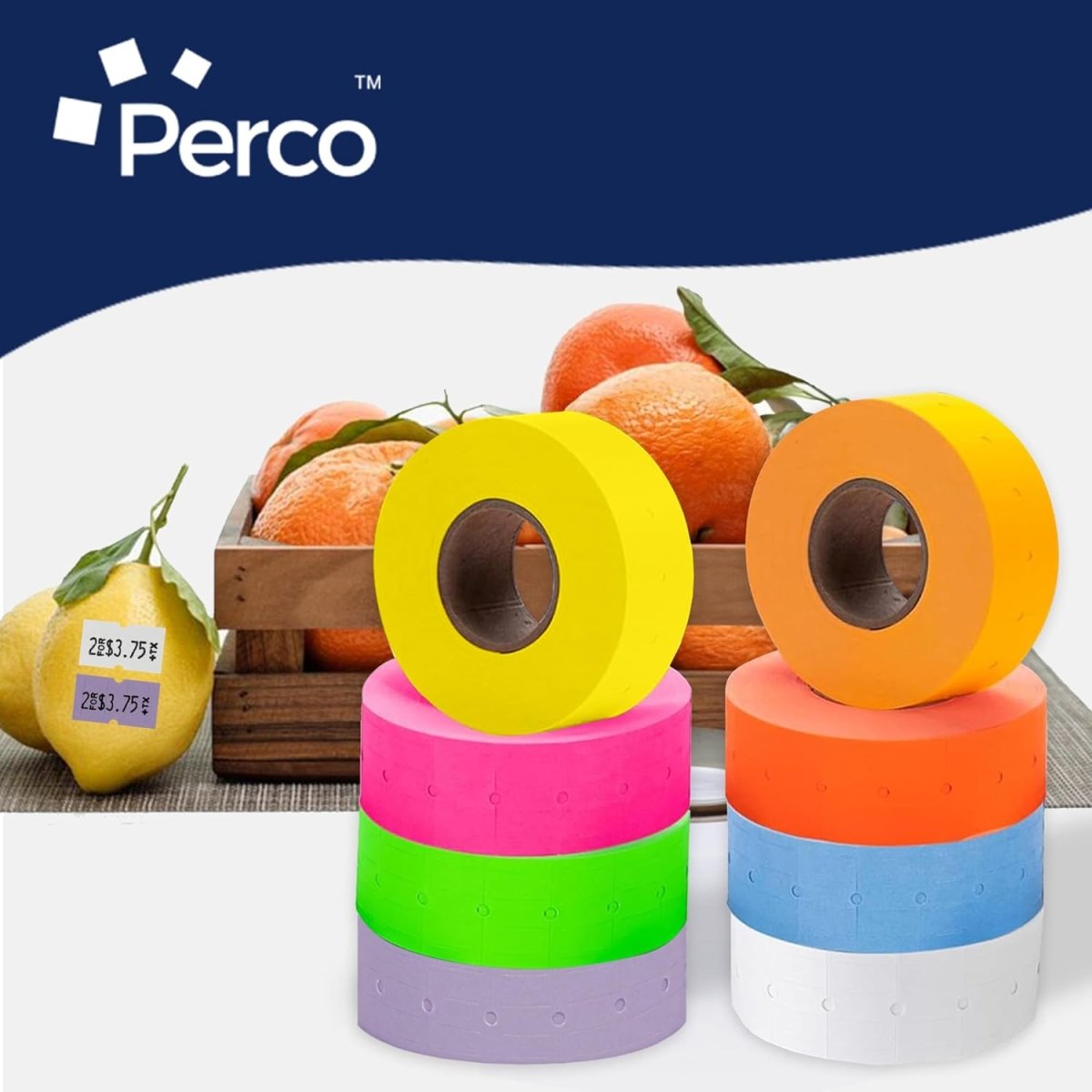 Perco 1 Line Labels - Store Supplies