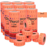 Perco 1 Line Labels - Store Supplies
