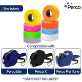 Perco 1 Line Labels - Store Supplies