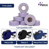 Perco 1 Line Labels - Store Supplies