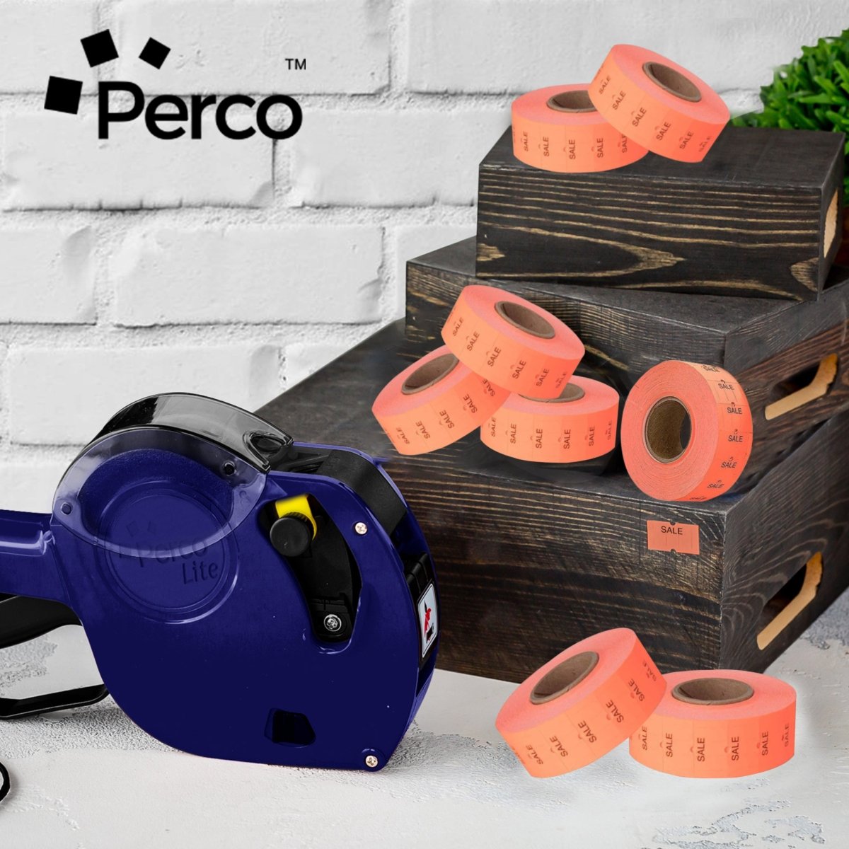 Perco 1 Line Labels - Store Supplies