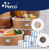 Perco 1 - Line Reverse Print Pricing Labeler Labels For Perco Lite, X, Plus, & Pro 1 - Line - Proof - GROCERY 1 Sleeve / 8 Rolls / 8000 Blank Pricing Labels