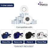 Perco 1 - Line Reverse Print Pricing Labeler Labels For Perco Lite, X, Plus, & Pro 1 - Line - Proof - GROCERY 1 Sleeve / 8 Rolls / 8000 Blank Pricing Labels