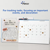 Perco 1/2 Inch Round Sticker Labels - Kraft Brown 3 Rolls