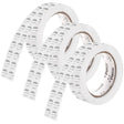 Perco 1/2 Inch Round Sticker Labels - Metallic Silver 3 Rolls