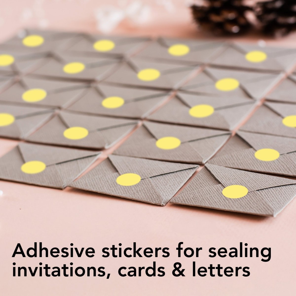 Perco 1/2 Inch Round Sticker Labels - Metallic Gold 3 Rolls