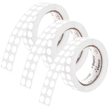 Perco 1/2 Inch Round Sticker Labels - White 3 Rolls