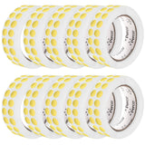 Perco 1/2 Inch Round Sticker Labels - Metallic Gold 10 Rolls