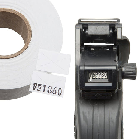 Perco 1812 Price Labels for Garvey 18 - 6 - White Starter Kit