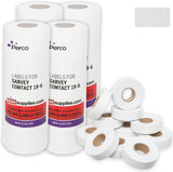 Perco 1812 Price Labels for Garvey 18-6 - White 4 Sleeves
