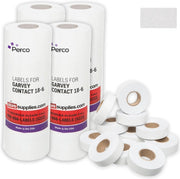 Perco 1812 Price Labels for Garvey 18-6 - White 4 Sleeves