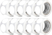 Perco 2 - Inch Round Circle Dot Sticker Labels – Easy Peel Perforation – Made in USA - White 10 Rolls / 500 Labels Each / 5000 Labels Total