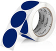 Perco 2 - Inch Round Circle Dot Sticker Labels – Easy Peel Perforation – Made in USA - Dark Blue 1 Roll / 500 Labels Total