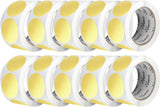 Perco 2 - Inch Round Circle Dot Sticker Labels – Easy Peel Perforation – Made in USA - Gold 10 Rolls / 500 Labels Each / 5000 Labels Total