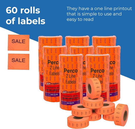 Perco 2 Line Price and Date Guns - Store Supplies