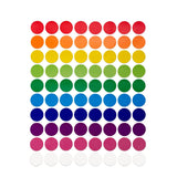 Perco 3/4" Color Coding Labels – 1,400 Multicolored Round Stickers for Crafts, Yard Sales, Learning, Organization & More - Store Supplies