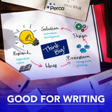 Perco 3x5 Inch - Rectangle Sticker Labels - Dark Blue