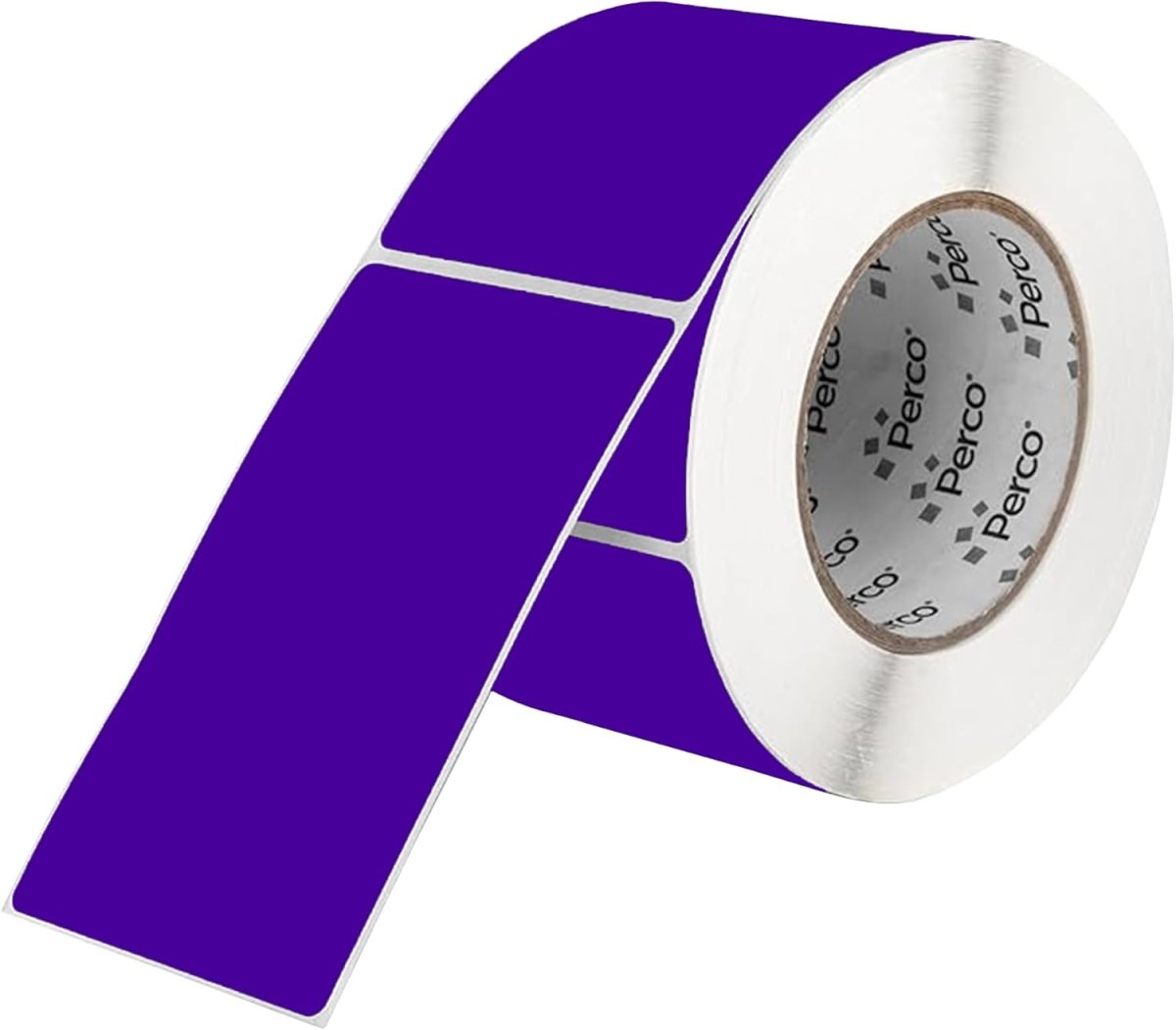 Perco 3x5 Inch - Rectangle Sticker Labels - Purple