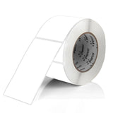 Perco 3x5 Inch - Rectangle Stickers - White