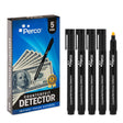 Perco Counterfeit Money Detector Pen - 5 Pens