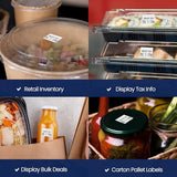 Perco Date Price Labels for Monarch 1136 - BEST BY 1 Sleeve / 8 Rolls / 14000 Blank Pricing Labels With Bonus Ink Roll Incuded