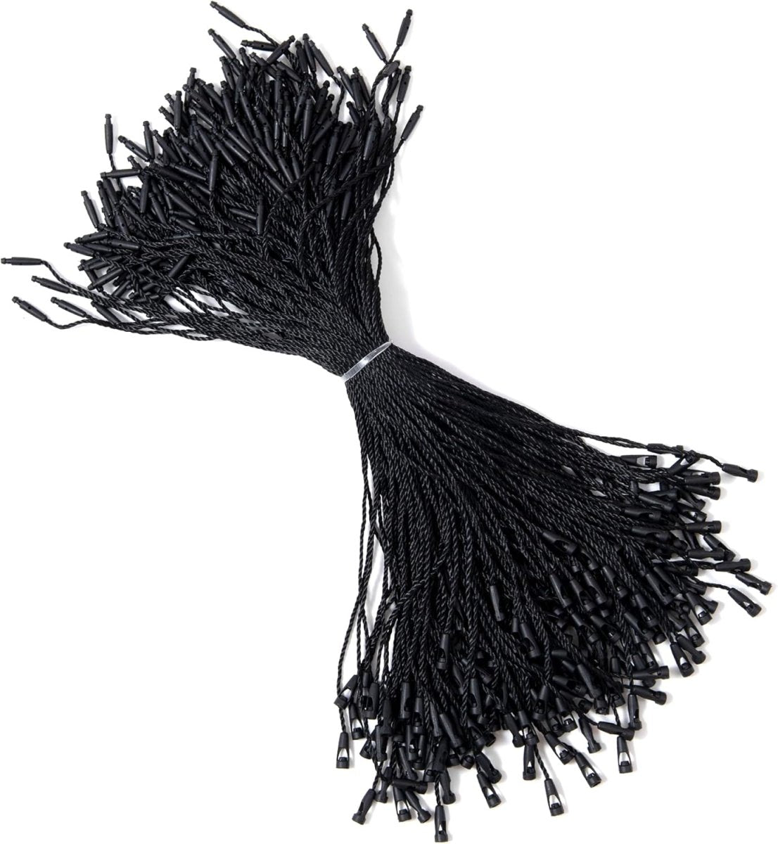 Perco DL153 Cotton String Tags - Black Polyester