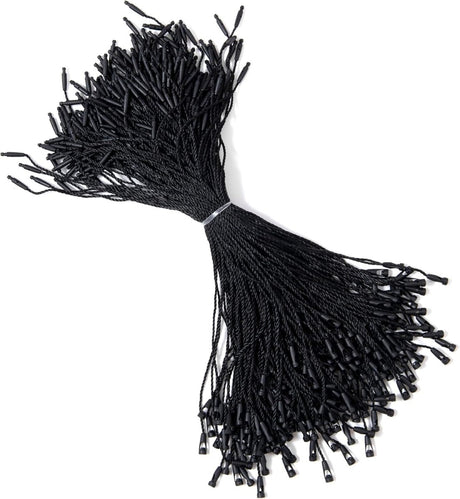 Perco DL153 Cotton String Tags - Black Polyester