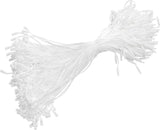 Perco DL153 Cotton String Tags - White Polyester