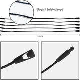 Perco DL153 Cotton String Tags - Black Polyester