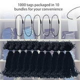 Perco DL153 Cotton String Tags - Black Cotton