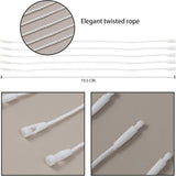 Perco DL153 Cotton String Tags - White Cotton