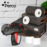 Perco Freezer Adhesive Price Labels for Monarch 1131 - Case of 8 Sleeves / 64 Rolls / 160000 Blank Pricing and Date Labels