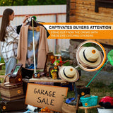 Perco Garage Price Stickers - 28 Sheets, 1100 Pre - Priced & Blank Stickers - Ideal for Yard Sales, Flea Markets, County Fairs & Retail Use - Store Supplies