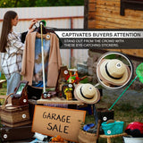 Perco Garage Price Stickers - 28 Sheets, 1100 Pre - Priced & Blank Stickers - Ideal for Yard Sales, Flea Markets, County Fairs & Retail Use - Store Supplies