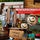 Perco Garage Price Stickers - 28 Sheets, 1100 Pre - Priced & Blank Stickers - Ideal for Yard Sales, Flea Markets, County Fairs & Retail Use - Store Supplies