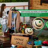 Perco Garage Price Stickers - 28 Sheets, 1100 Pre - Priced & Blank Stickers - Ideal for Yard Sales, Flea Markets, County Fairs & Retail Use - Store Supplies