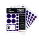Perco Garage Price Stickers - 28 Sheets, 1100 Pre - Priced & Blank Stickers - Ideal for Yard Sales, Flea Markets, County Fairs & Retail Use - Store Supplies