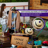 Perco Garage Price Stickers - 28 Sheets, 1100 Pre - Priced & Blank Stickers - Ideal for Yard Sales, Flea Markets, County Fairs & Retail Use - Store Supplies