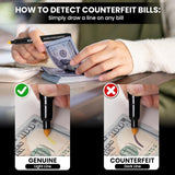 Perco Garage Sale Price Stickers with Counterfeit Money Detector Pens Kit - Store Supplies