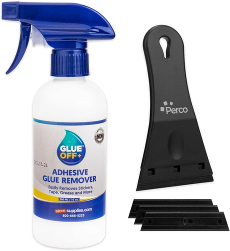 Perco Glue Off Adhesive Remover - Store Supplies