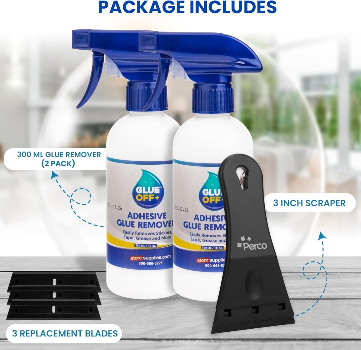 Perco Glue Off Adhesive Remover - Store Supplies