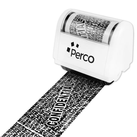 Perco Identity Theft Protection Roller Stamps - Store Supplies